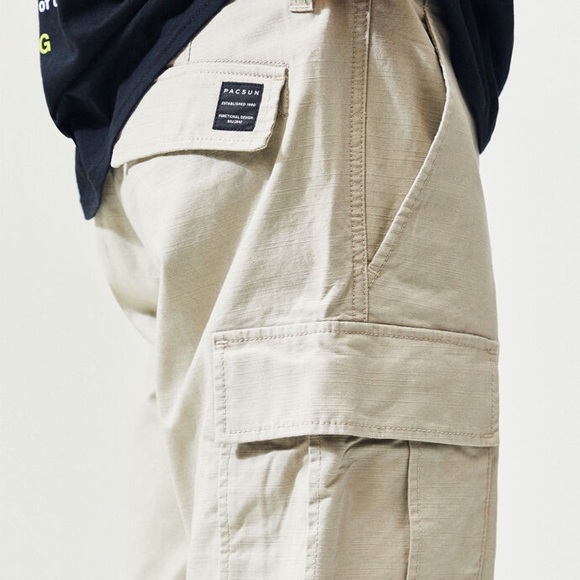 PacSun Pants Pacsun Khaki Baggy Cargo Pants Nwt Poshmark